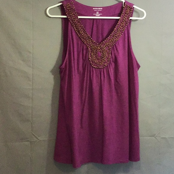 Sonoma Tops - SONOMA women’s sleeveless embellished top PXL